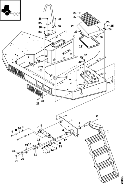 Лестница,​ передняя