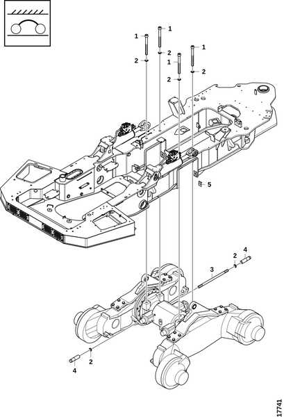 Крепление тележки