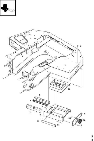 Отсек для инструментов