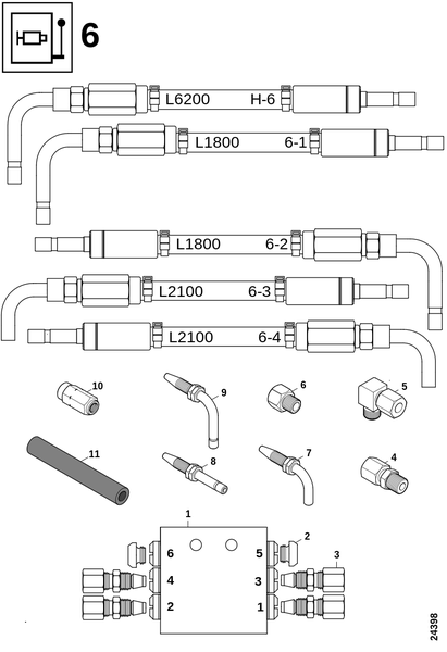 Смазочный блок 6