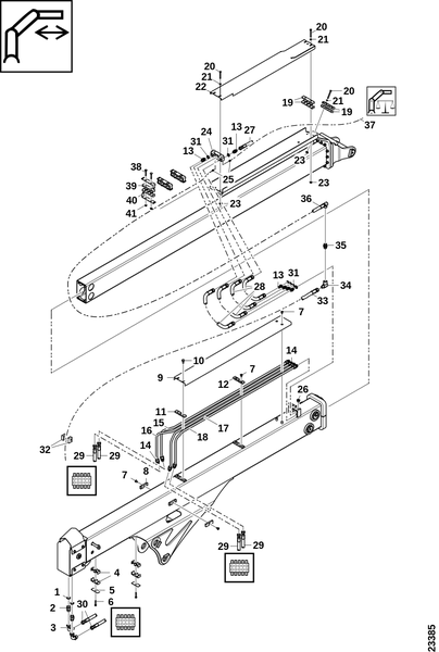 Шланги и трубы,​ удлинительный блок 2,​4м
