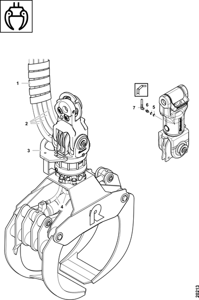 Соединительные шланги,​ ротатор
