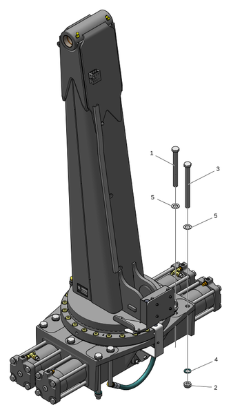 Монтаж поворотного стола