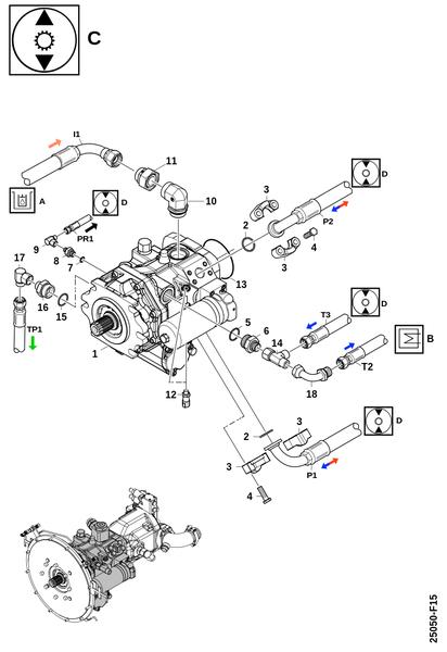 Гидростатический насос AA4VG 145