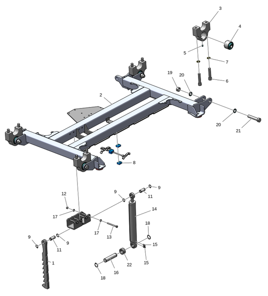 Шасси кабины, без Comfort Line