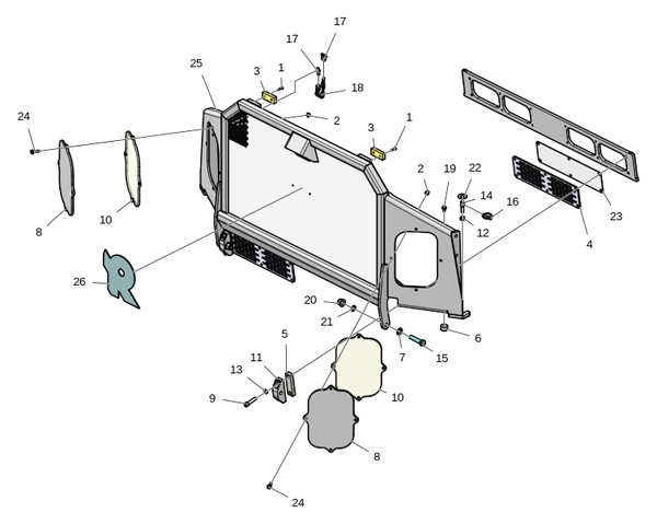 ПЕРЕДНЯЯ КРЫШКА