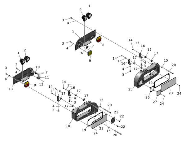 Освещение каретки