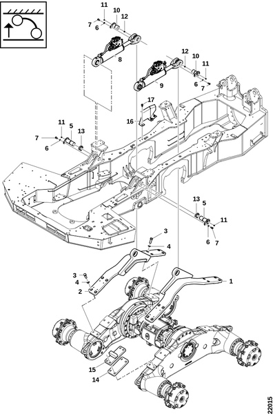 Подъём тележки