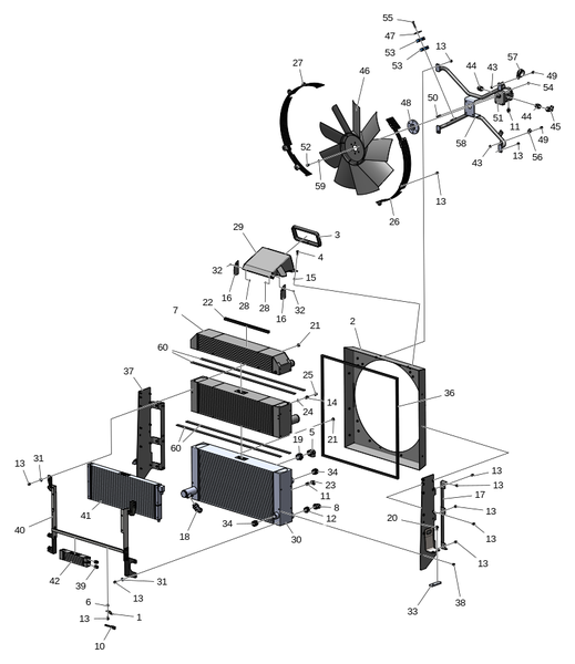 Радиатор, комплект