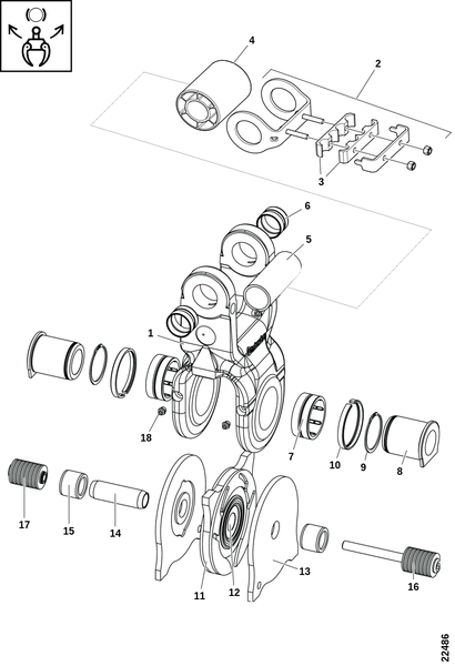 Демпфер качания для ротатора G121
