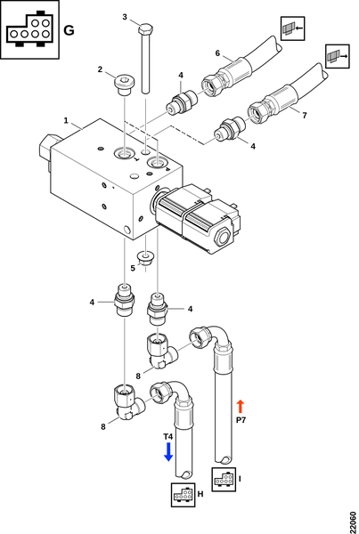 Соединения, перепускной клапан для функций передней панели