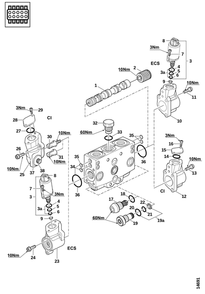 Секция управления P70CP