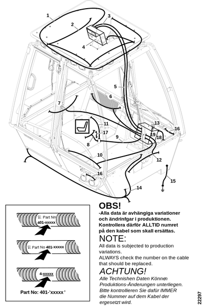 Электропроводка кабины