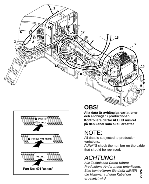 Электропроводка передней рамы