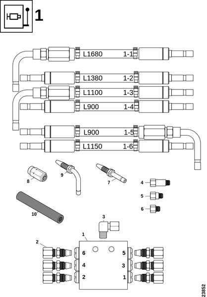 Блок смазки 1
