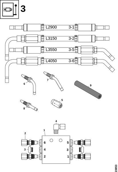 Блок смазки 3