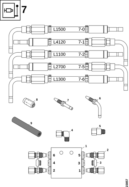 Блок смазки 7