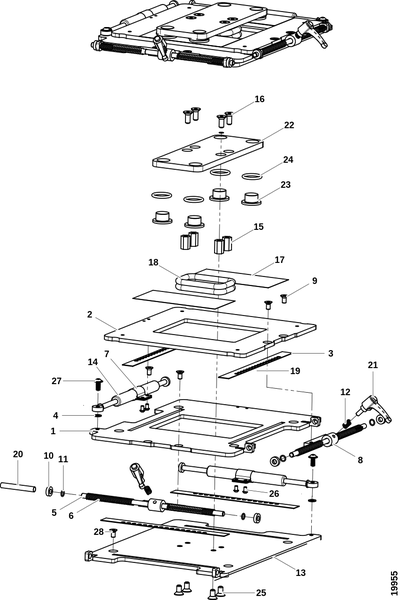 Планедемпфер, четырёхсторонний