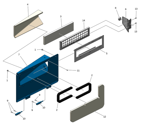 Сервисный люк, климат-контроль