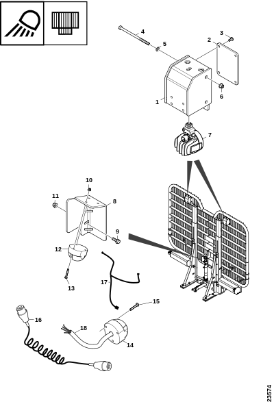Освещение передней панели