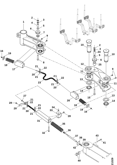 Соединение, стойки широкая нагрузка XL