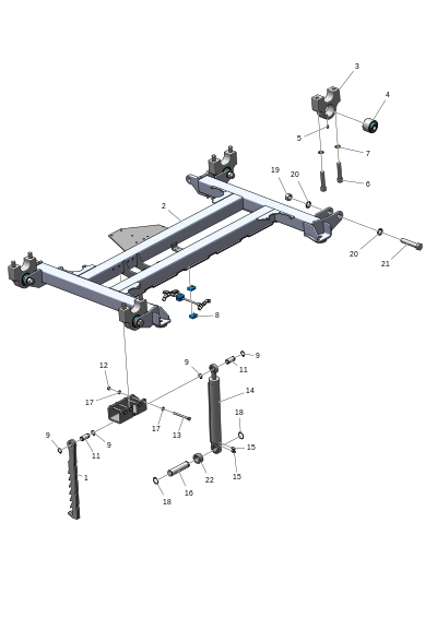 Кабина шасси, без Comfort Line