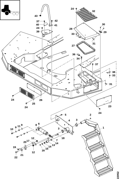 Лестница и ступени, передняя