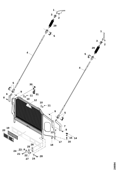 Передняя защита