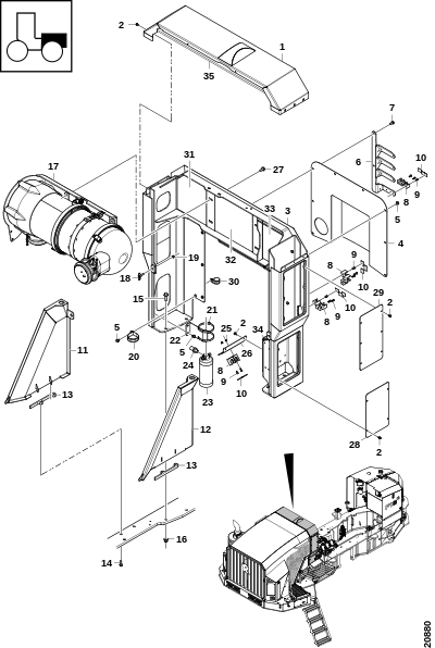 Промежуточная крышка