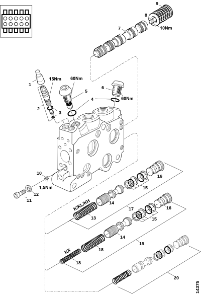 Секция управления L90LS, продолжение