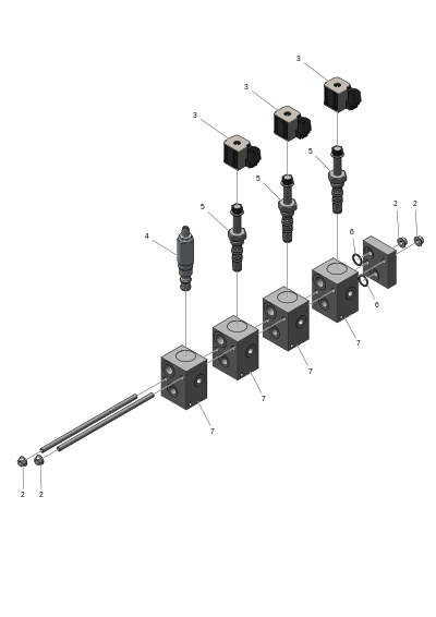 Сервисный блок "H" Тормоза