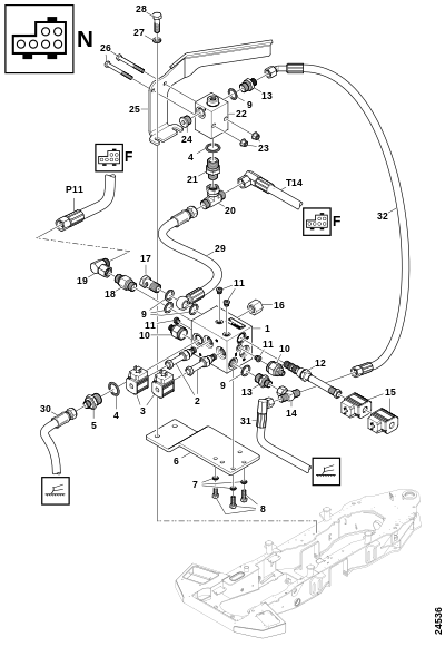 Клапан, отвал