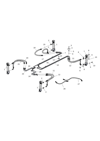 Гидроцилиндры, шланги и трубы, Comfort Line 3