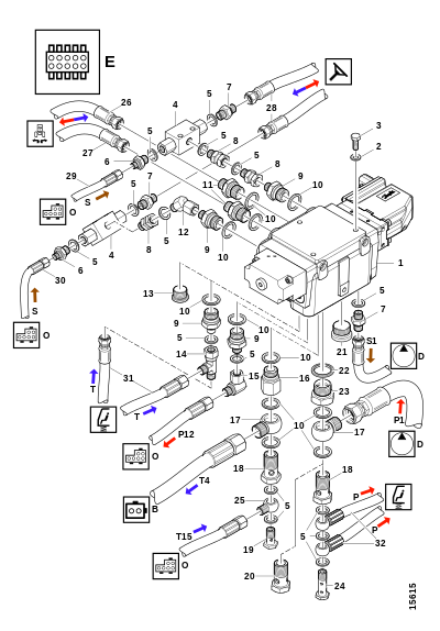 Orbitrol рулевое управление (EHPS тип 80/8-2)