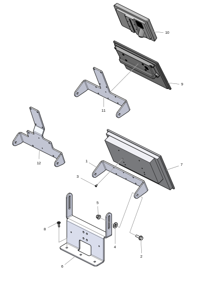 Компьютер форвардера и дисплеи