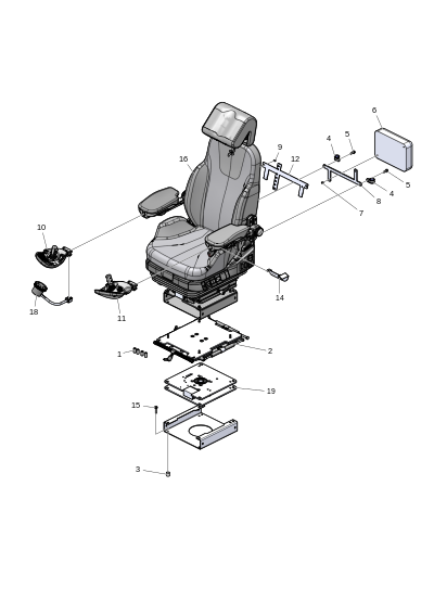 Сиденье, BEGE 3100 24V