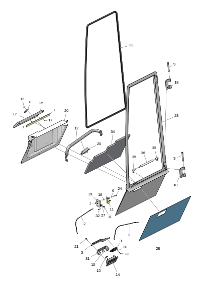 Дверь, левая