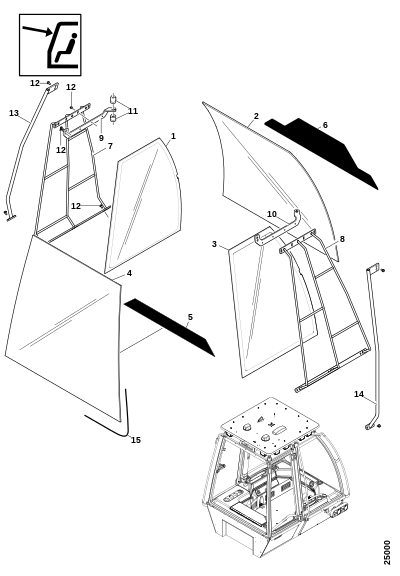 Окна кабины