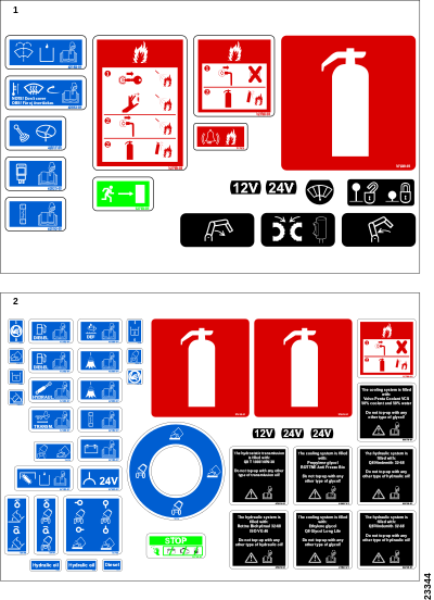Наклейки безопасности 1