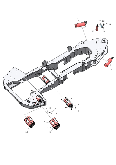 Трубы Fogmaker и огнетушитель