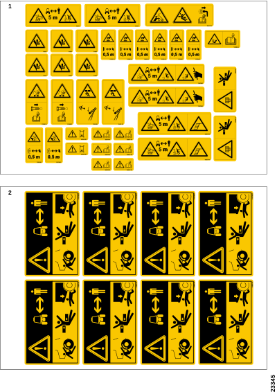 Наклейки безопасности 2