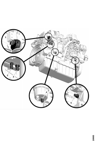 Датчик, правая сторона