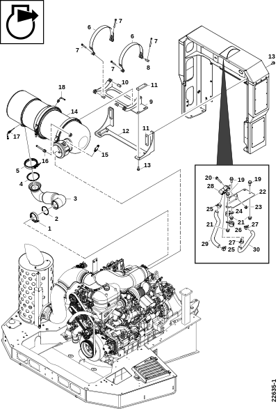 Фильтр выхлопа DPF