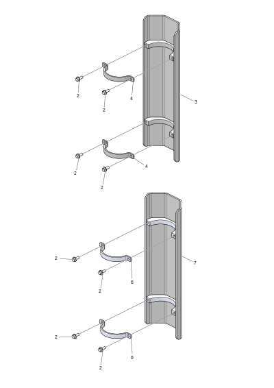 Защита гидроцилиндра подъёмного рычага