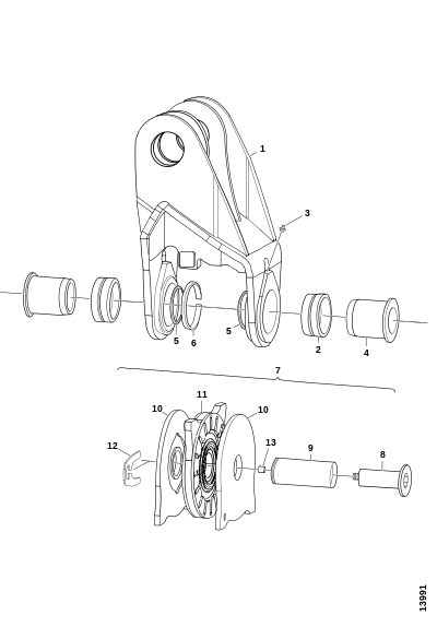 Качающийся демпфер для удлинительного блока CRANAB