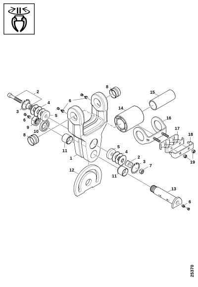 Качающийся демпфер 80-184 HD