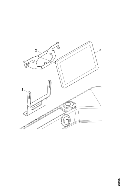 Кронштейн для дисплея