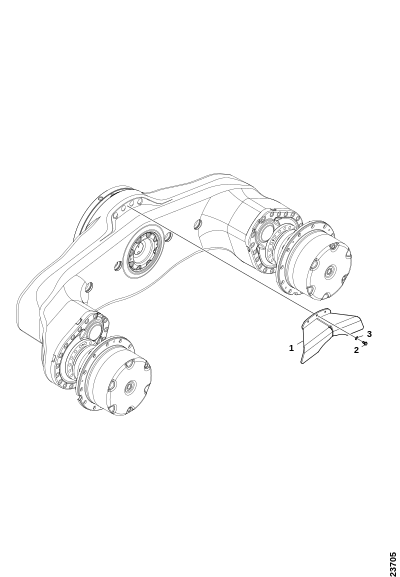 Защитная пластина тележки