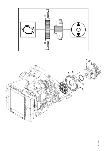 Насос, муфта