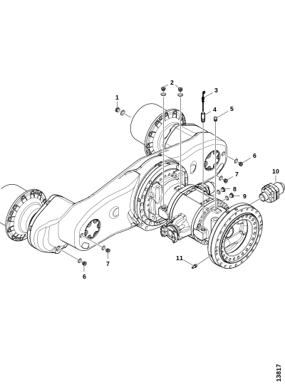 Ось тележки (BOE 83, 90)